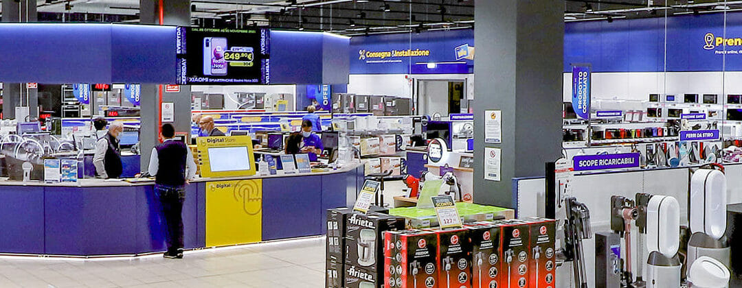 I prodotti METALSISTEM SIDAC protagonisti del retail dell’elettronica