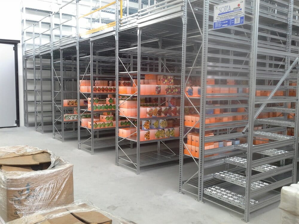scaffalatura con paserella sotea sistem 4